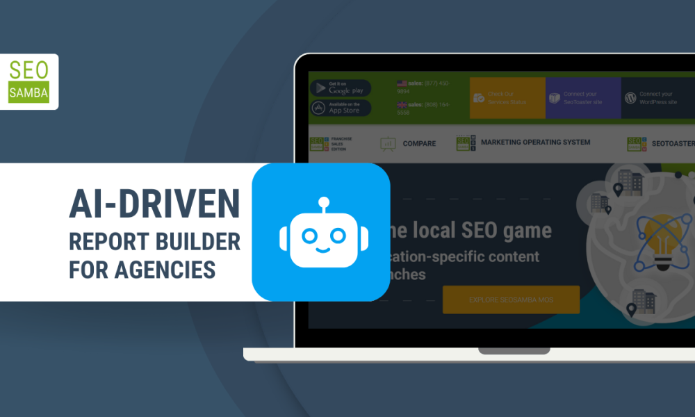 Simplify Reporting for Agencies with SeoSamba's AI-driven service Report Builder