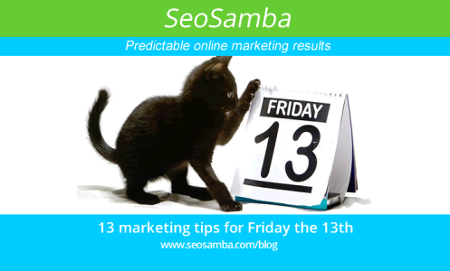 13 Awesome Marketing Tips and Ideas for Friday The 13th